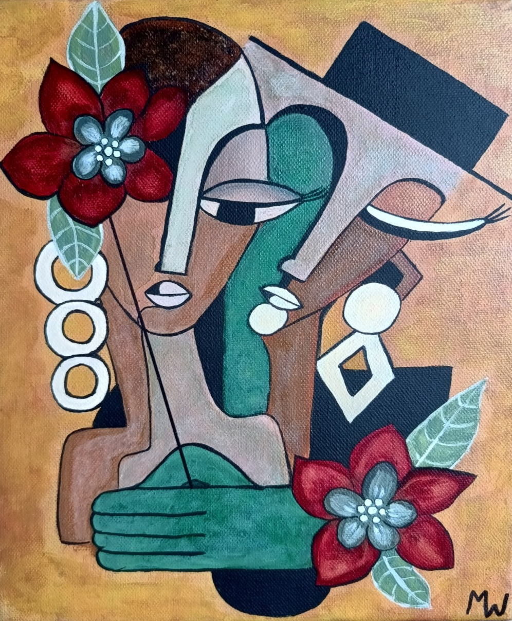 Les amoureux 25x30