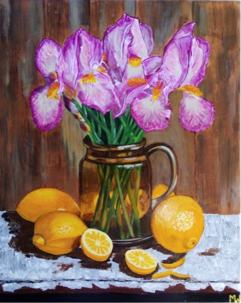 Les Iris 40x50